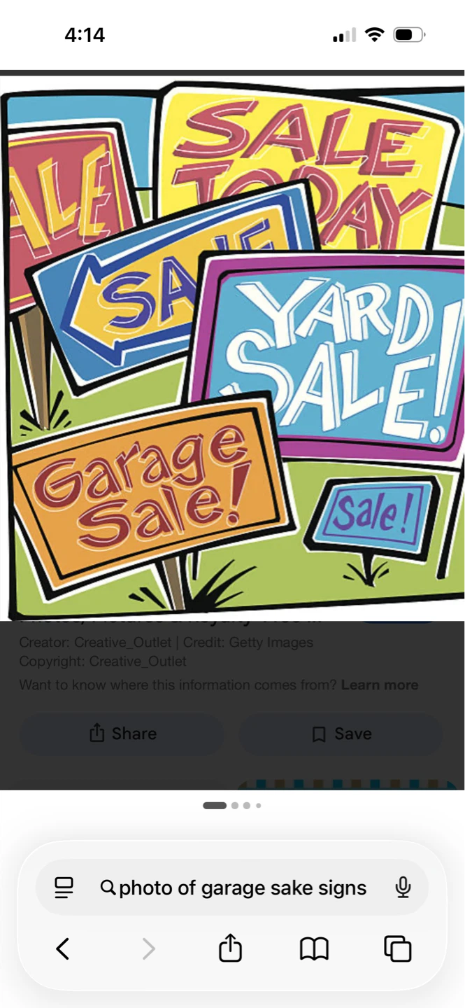 Garage sale