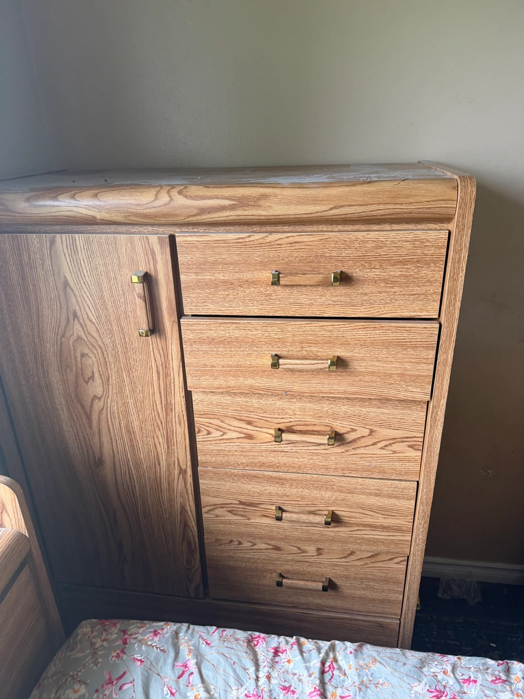 Wooden Dresser and Nightstand Set - photo 3