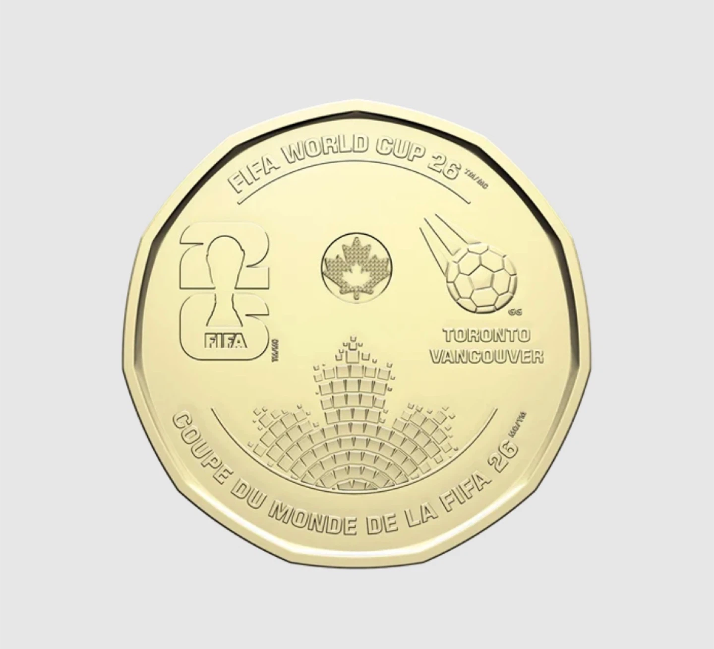 2026 FIFA World Cup Canada One Dollar Coin - photo 3
