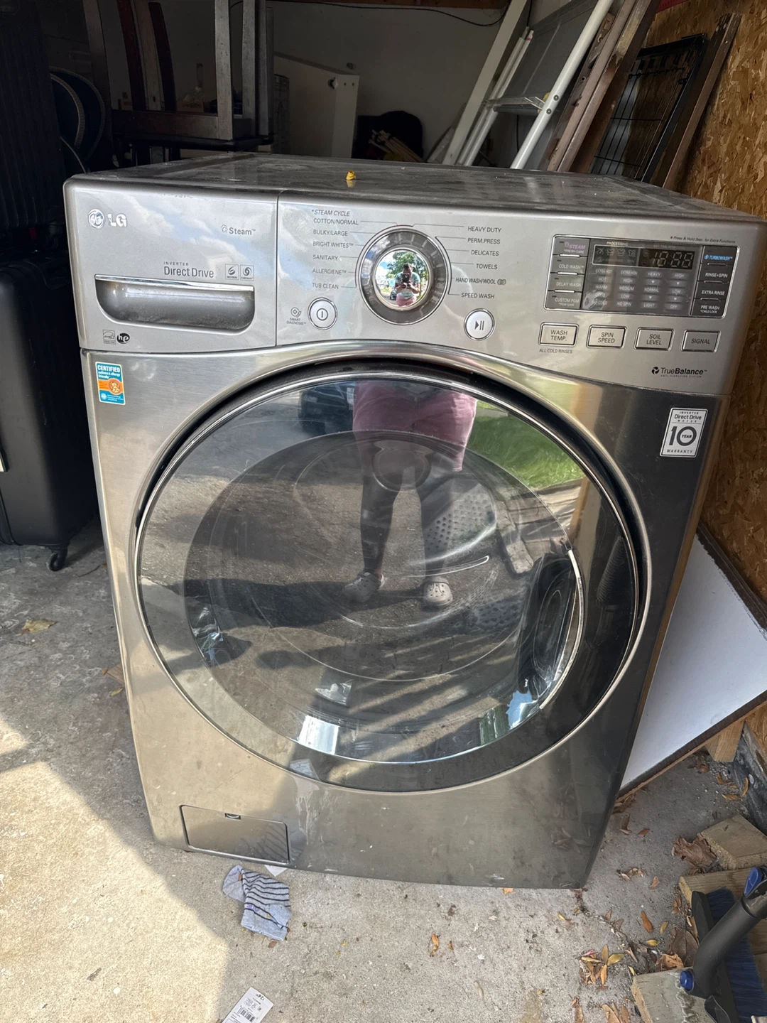 LG Front Load Steam Washer