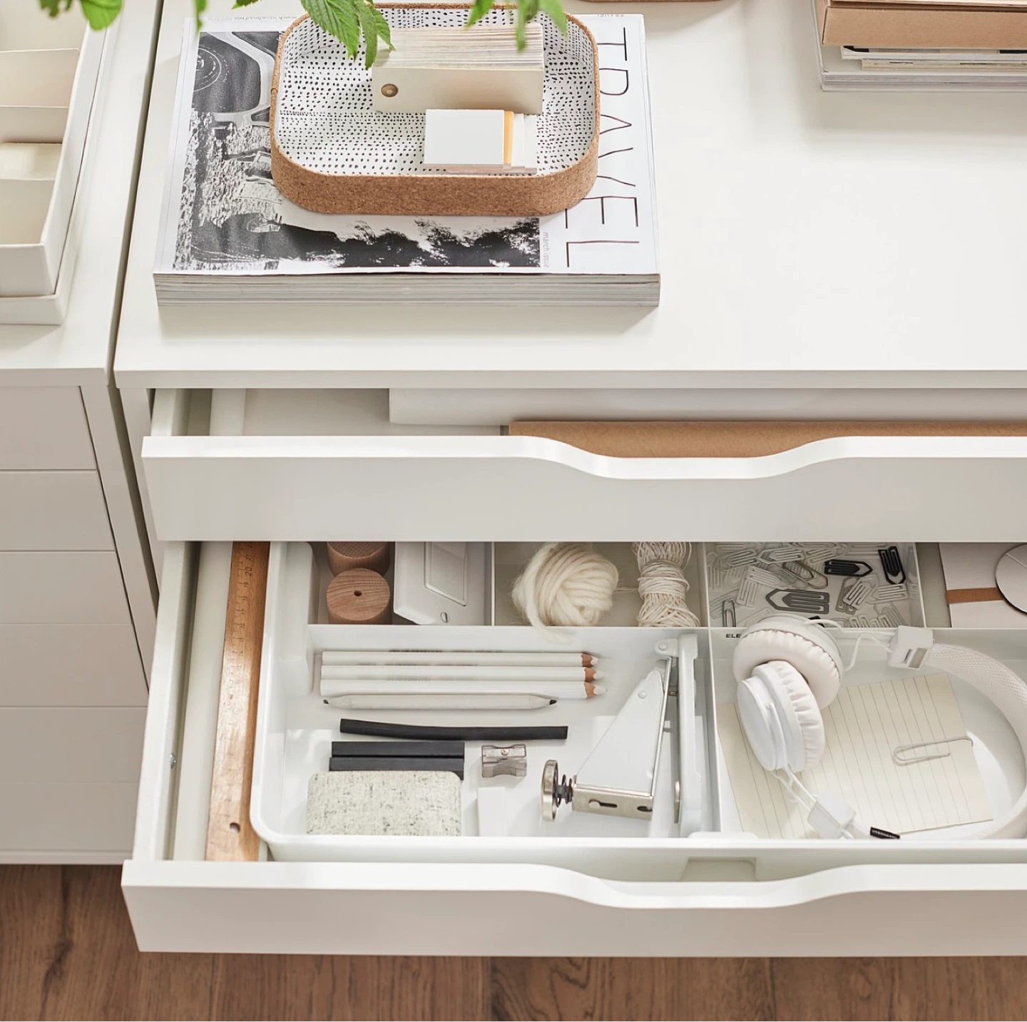 IKEA ALEX 6-Drawer Unit on Casters - photo 2