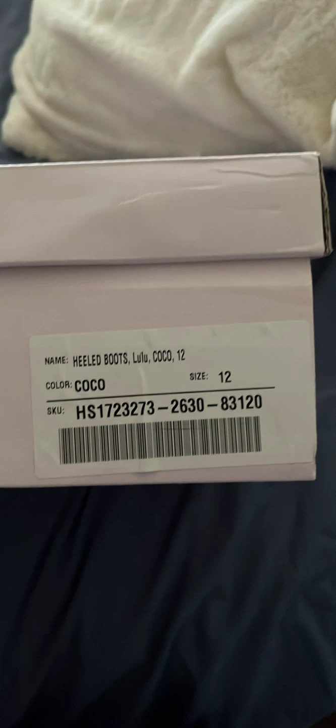 JustFab Heeled Boots Lulu Coco Size 12 - photo 2