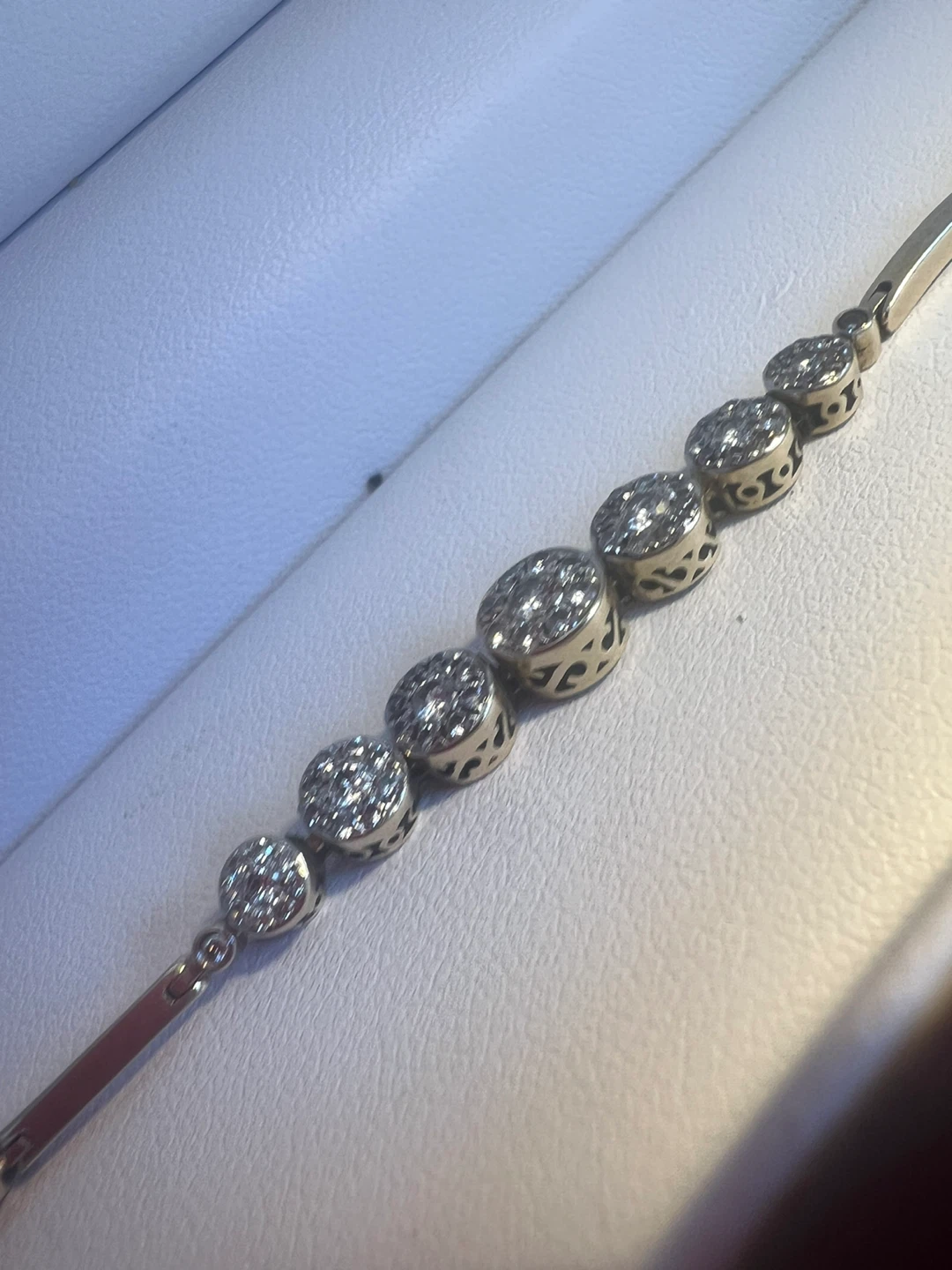 14K Yellow Gold Diamond bracelet w/appraisal
