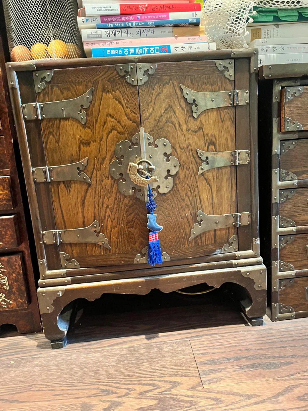 Vintage Wooden Chest of Drawers Jewelry Box - photo 2