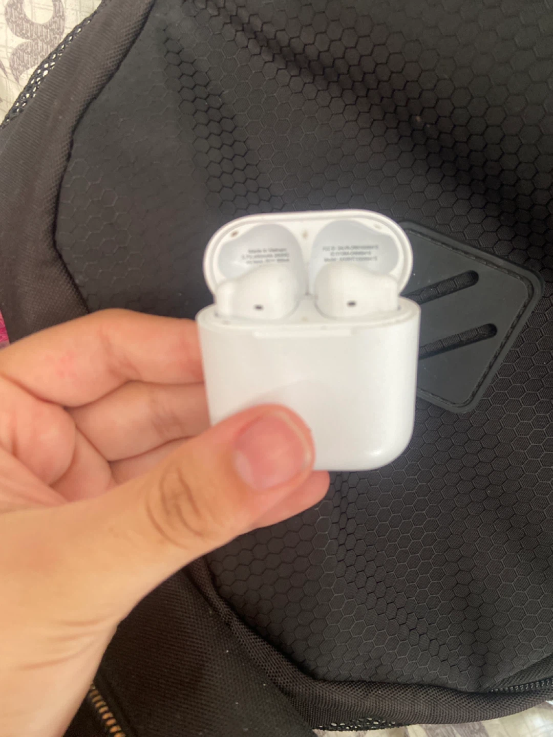 White Wireless Earbuds with Charging Case