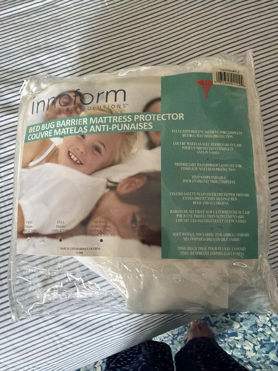 Innoform Bed Bug Barrier Mattress Protector