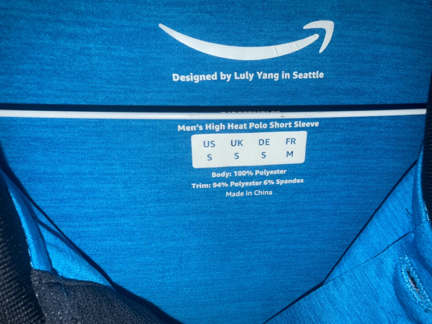 Amazon Men's High Heat Polo Shirt Size S - photo 2