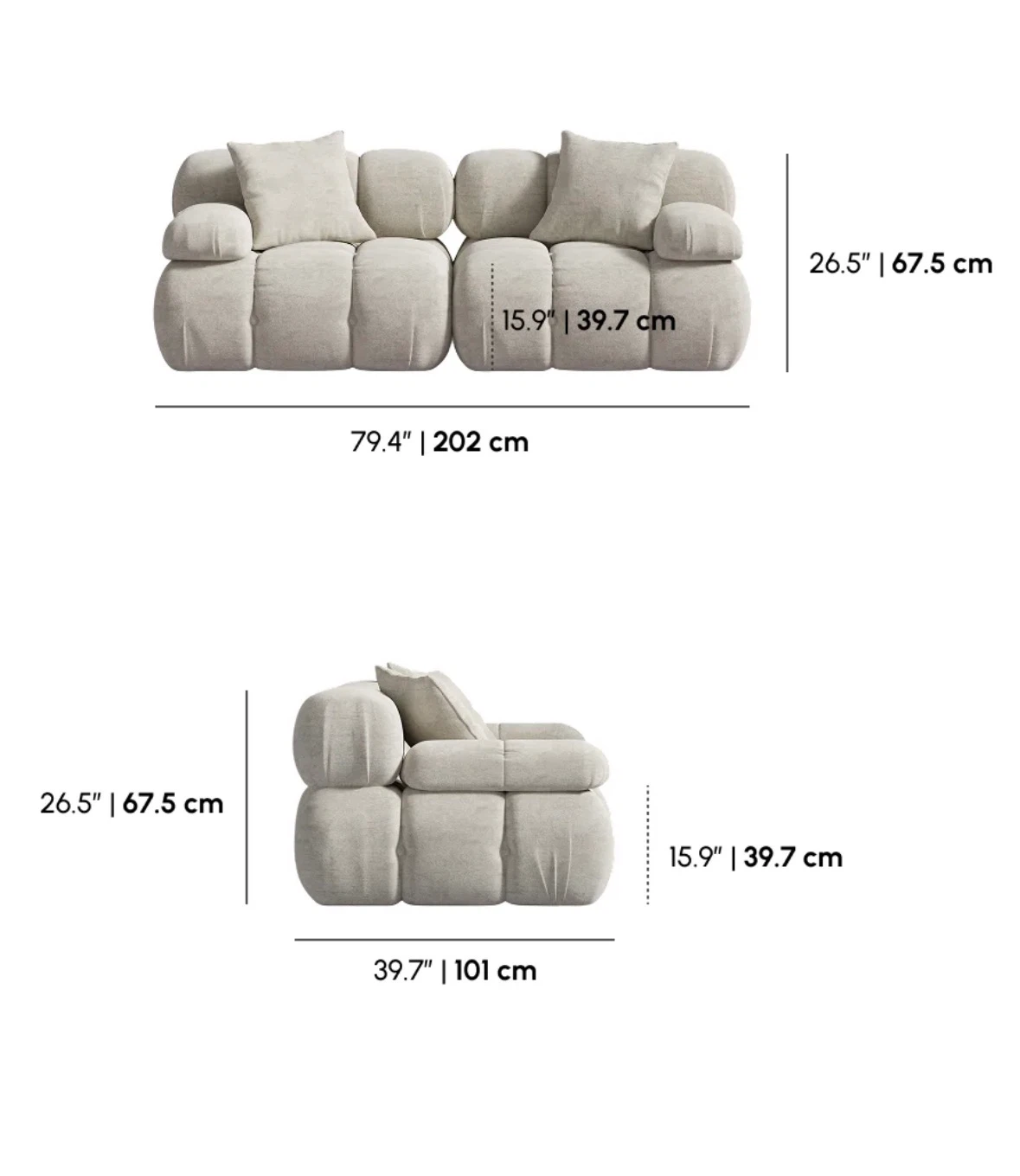 Marshbello Loveseat by Rove Lab - photo 2