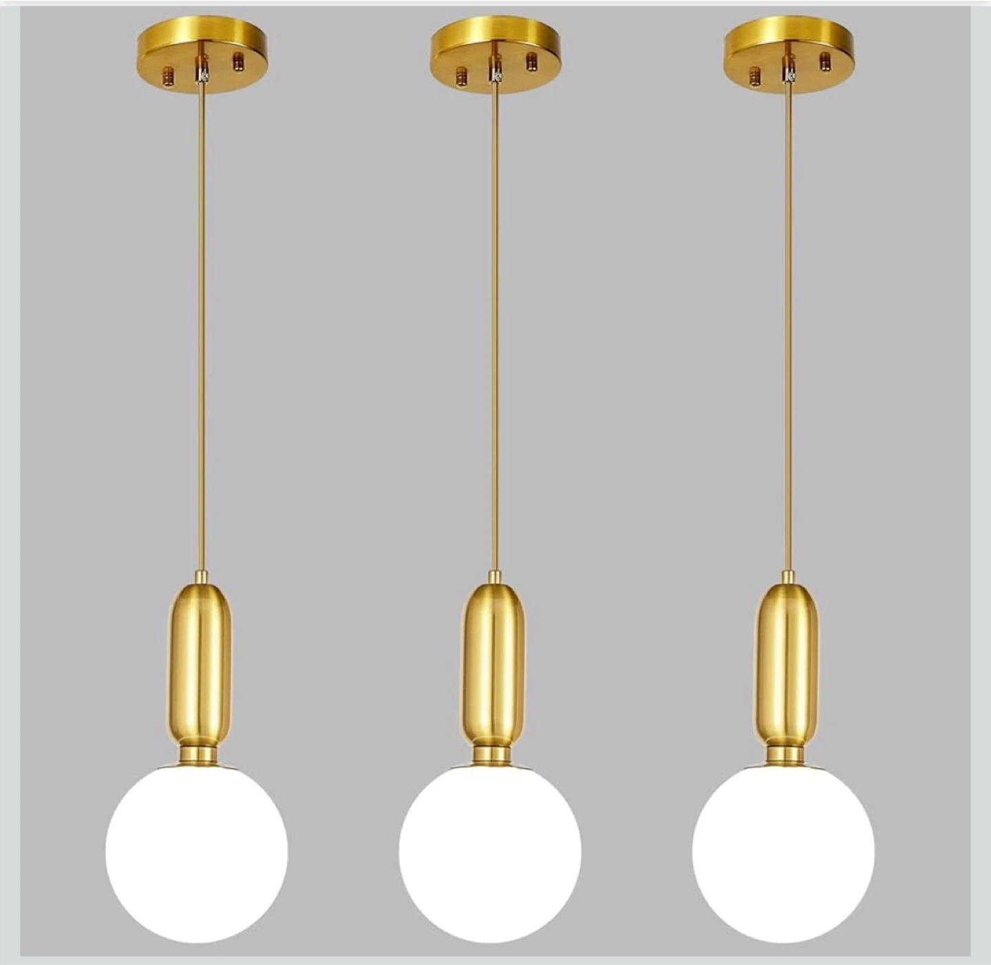 Set of 3 Modern Pendant Lights