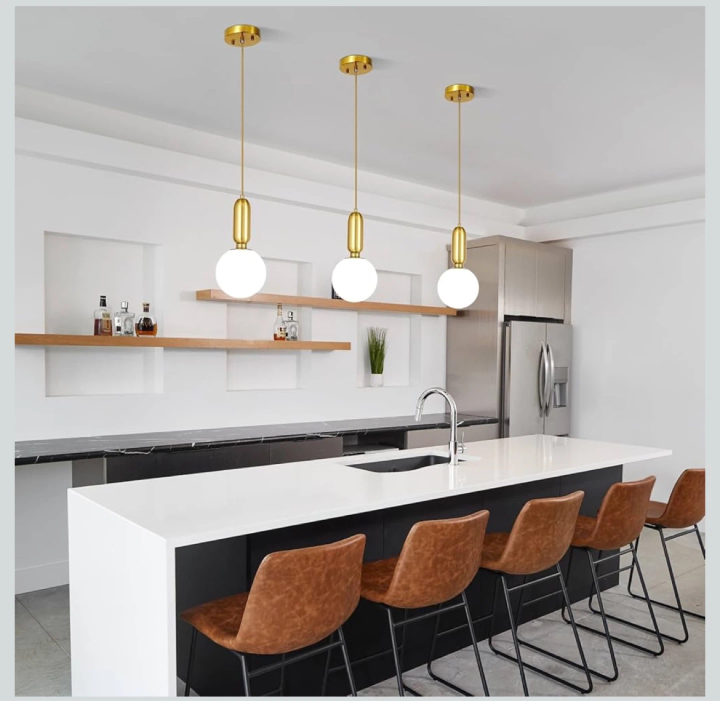 Set of 3 Modern Pendant Lights - photo 3