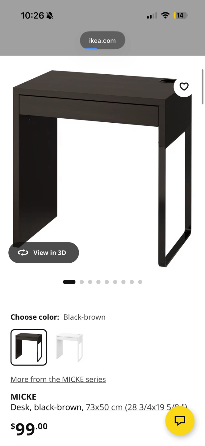 IKEA Micke Desk
