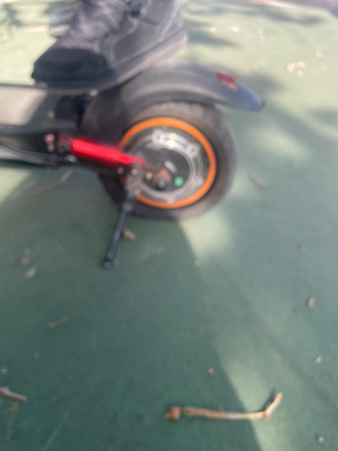 Electric Scooter with Red Accents - photo 2