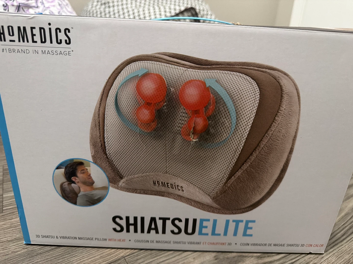 HoMedics Shiatsu 3 D  & Vibration Massage with Heat