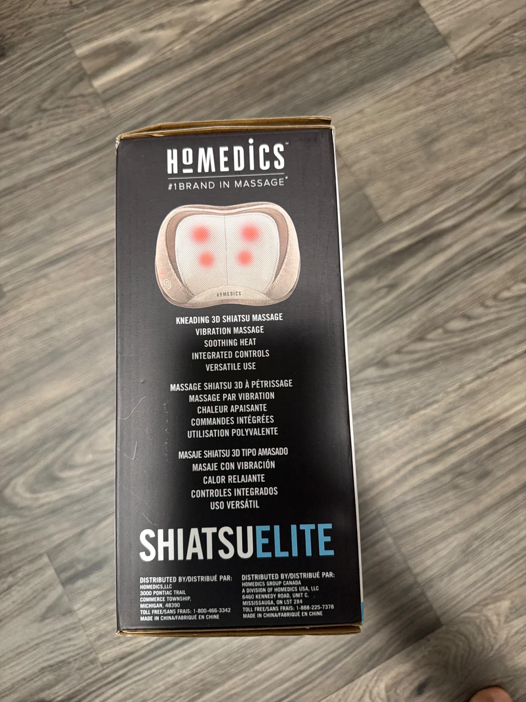 HoMedics Shiatsu 3 D  & Vibration Massage with Heat - photo 4