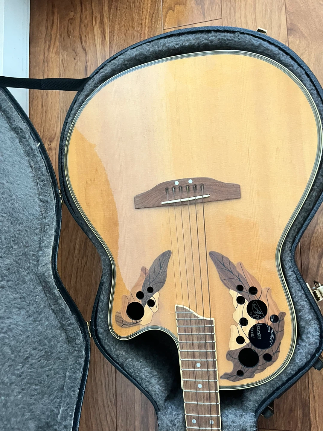 Applause by Ovation AE146 Acoustic Electric Guitar with Case - photo 5