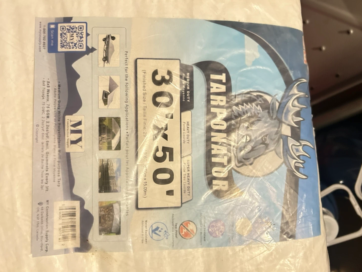 MY TarpOnator Heavy Duty 30'x50' Tarp