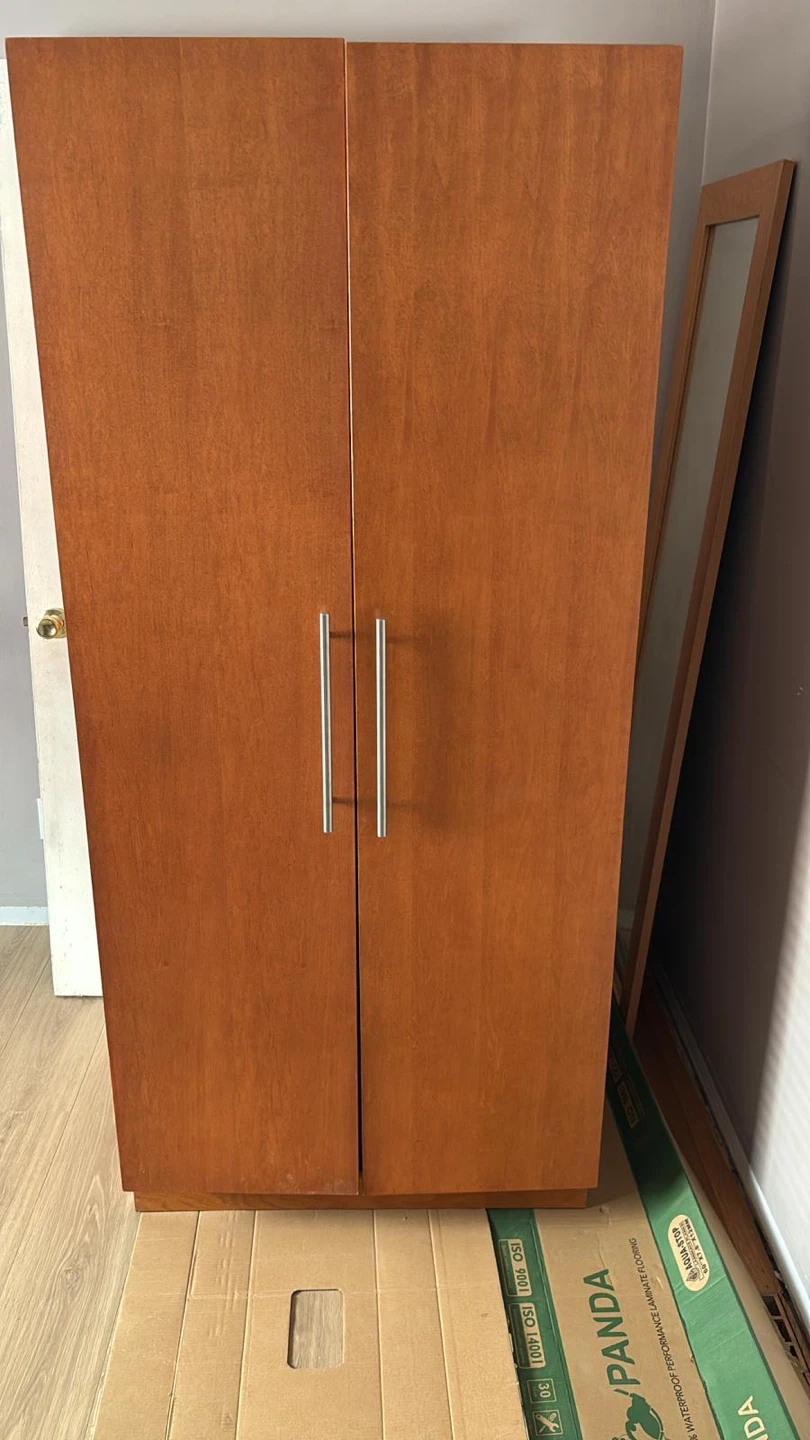 Wooden Double Door Wardrobe - photo 2