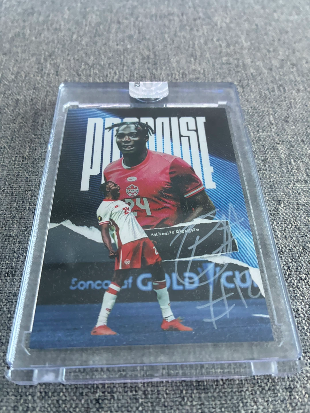 Promise David Autographed Canada Football Card
