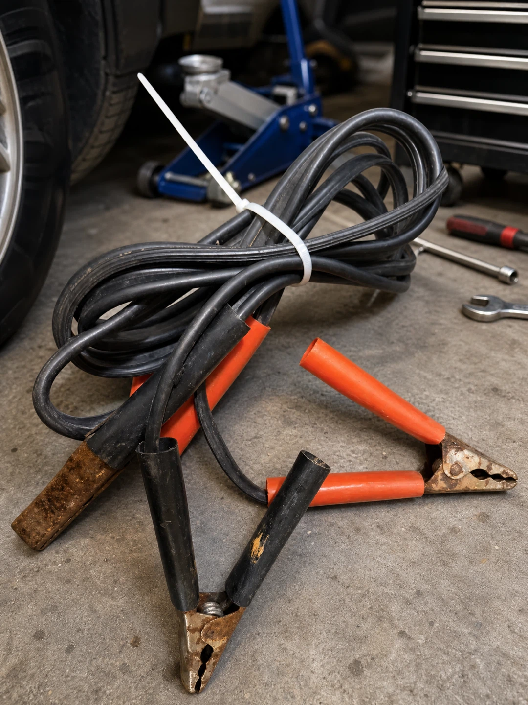 Jumper Cables with Alligator Clips
