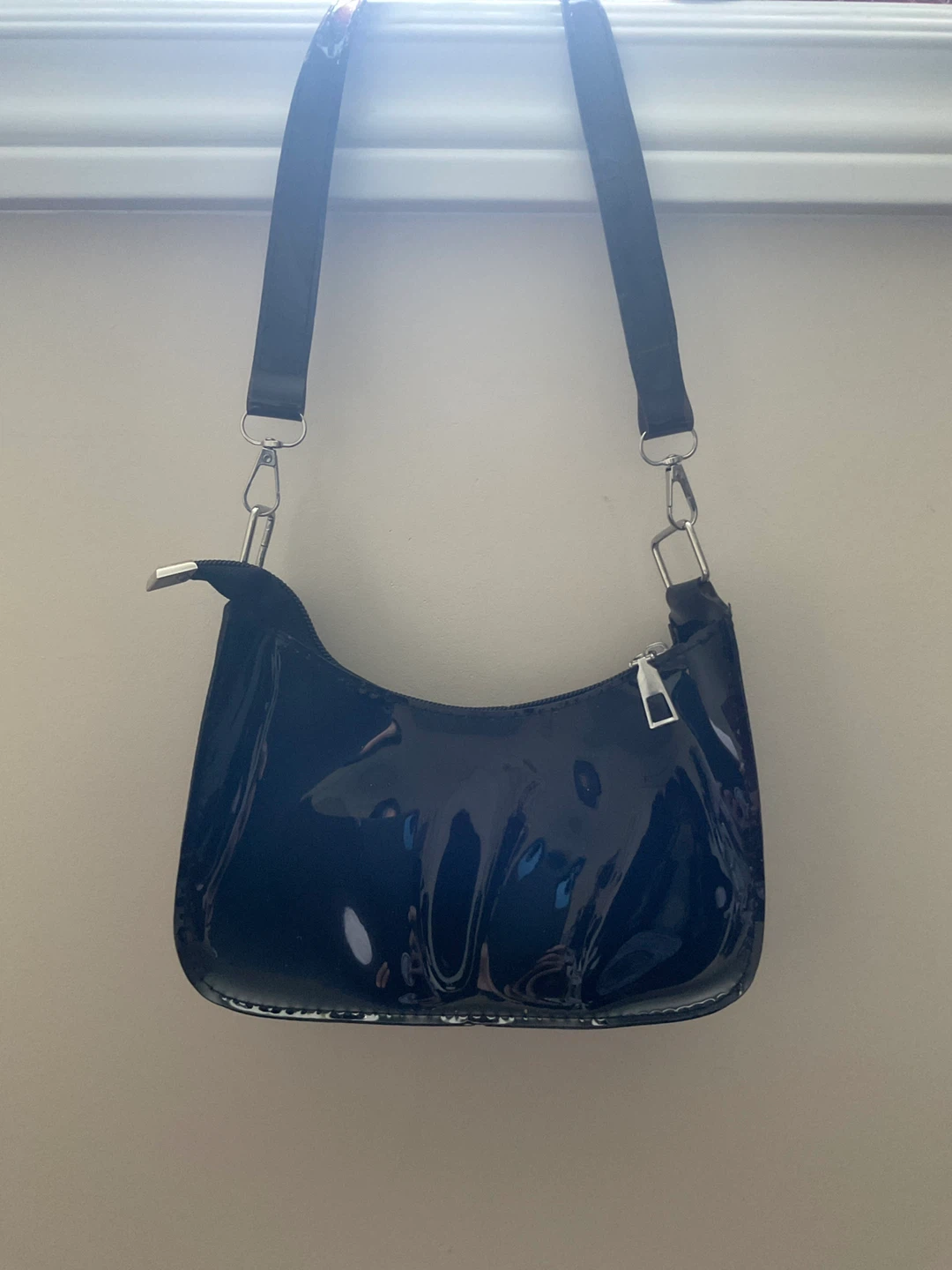 Black mini shoulder bag