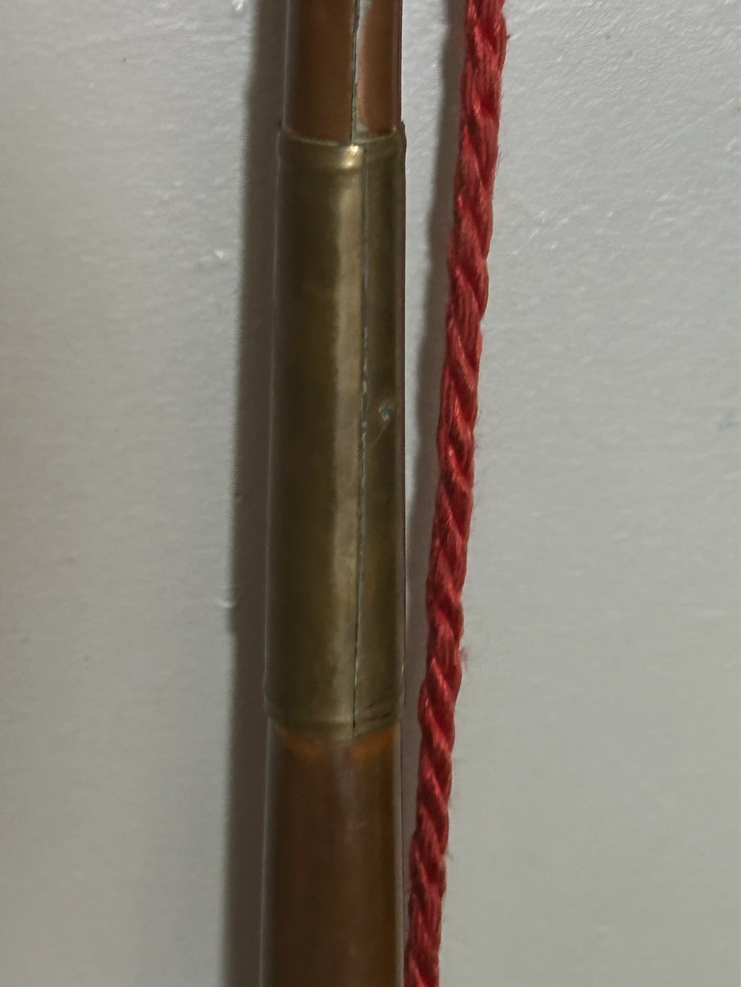Antique copper lur/coach horn 33.25” long - photo 4