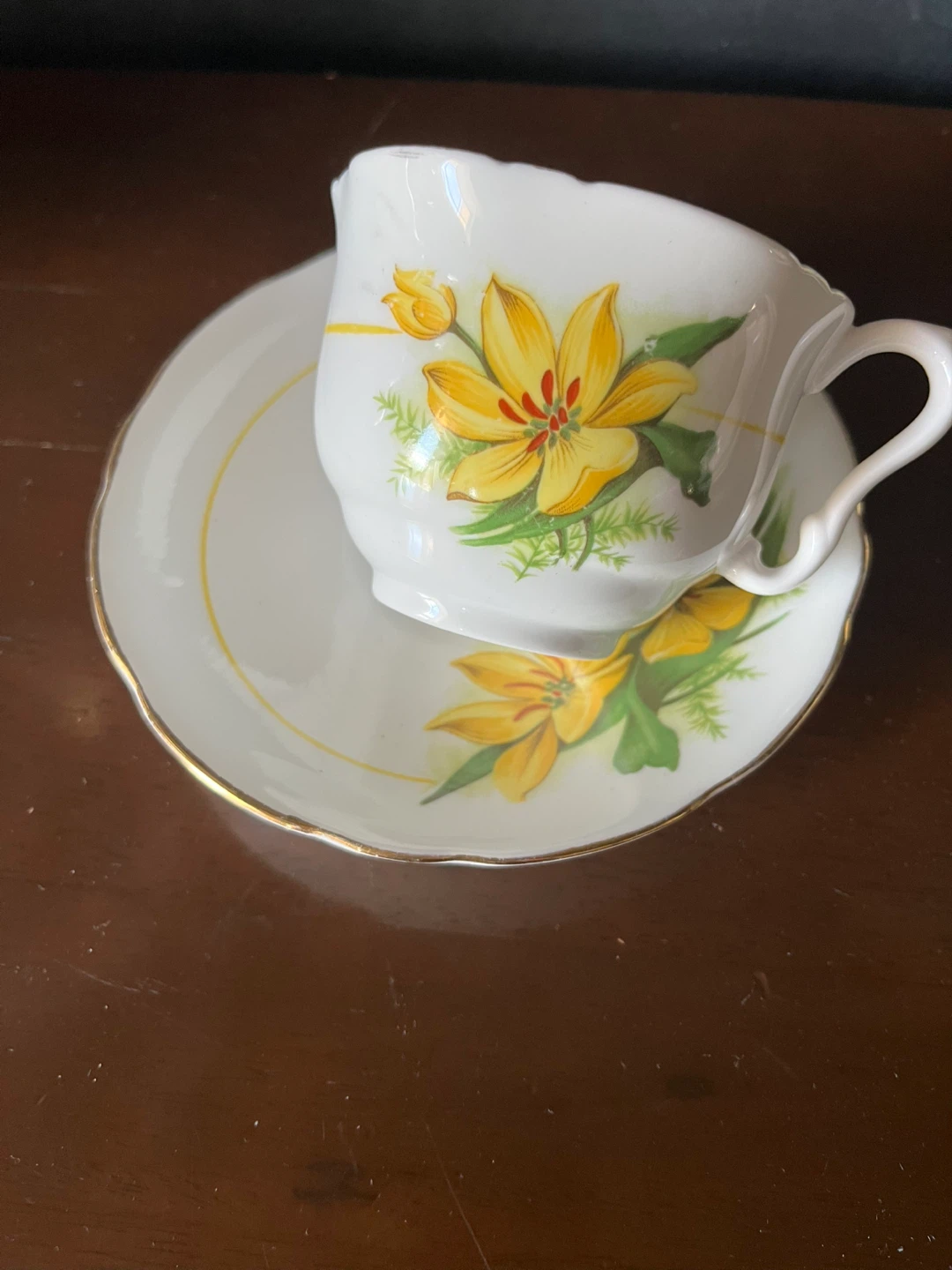 Vintage Crown Floral Teacups and Saucers $10 each - photo 3