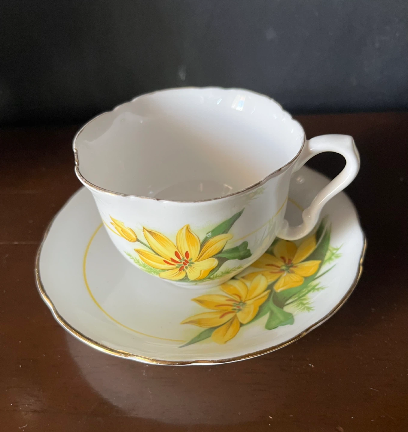 Vintage Crown Floral Teacups and Saucers $10 each - photo 2