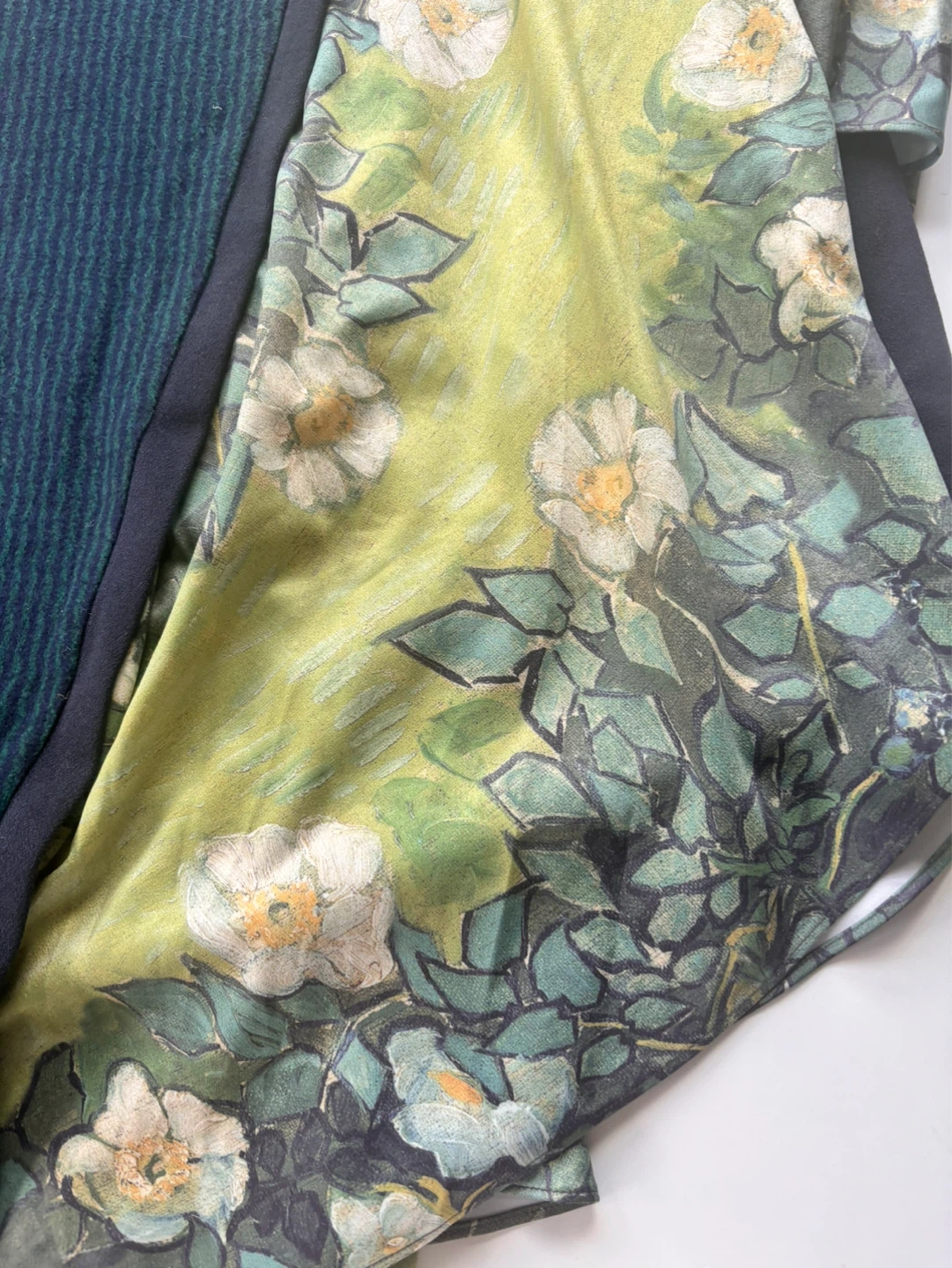 Asymmetrical Floral Print Skirt - Size S - photo 3