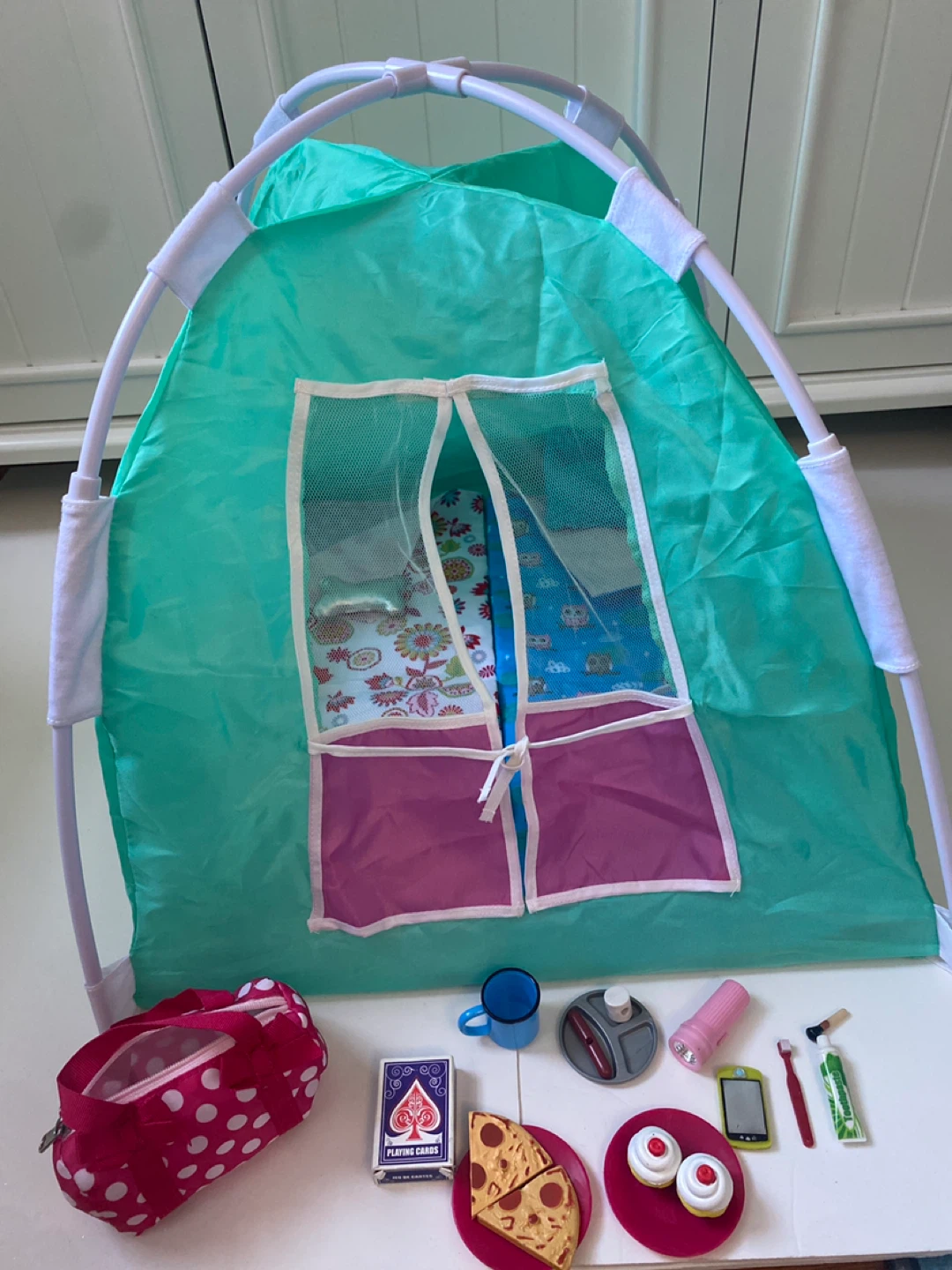 Doll Tent Camping Set with Accessories