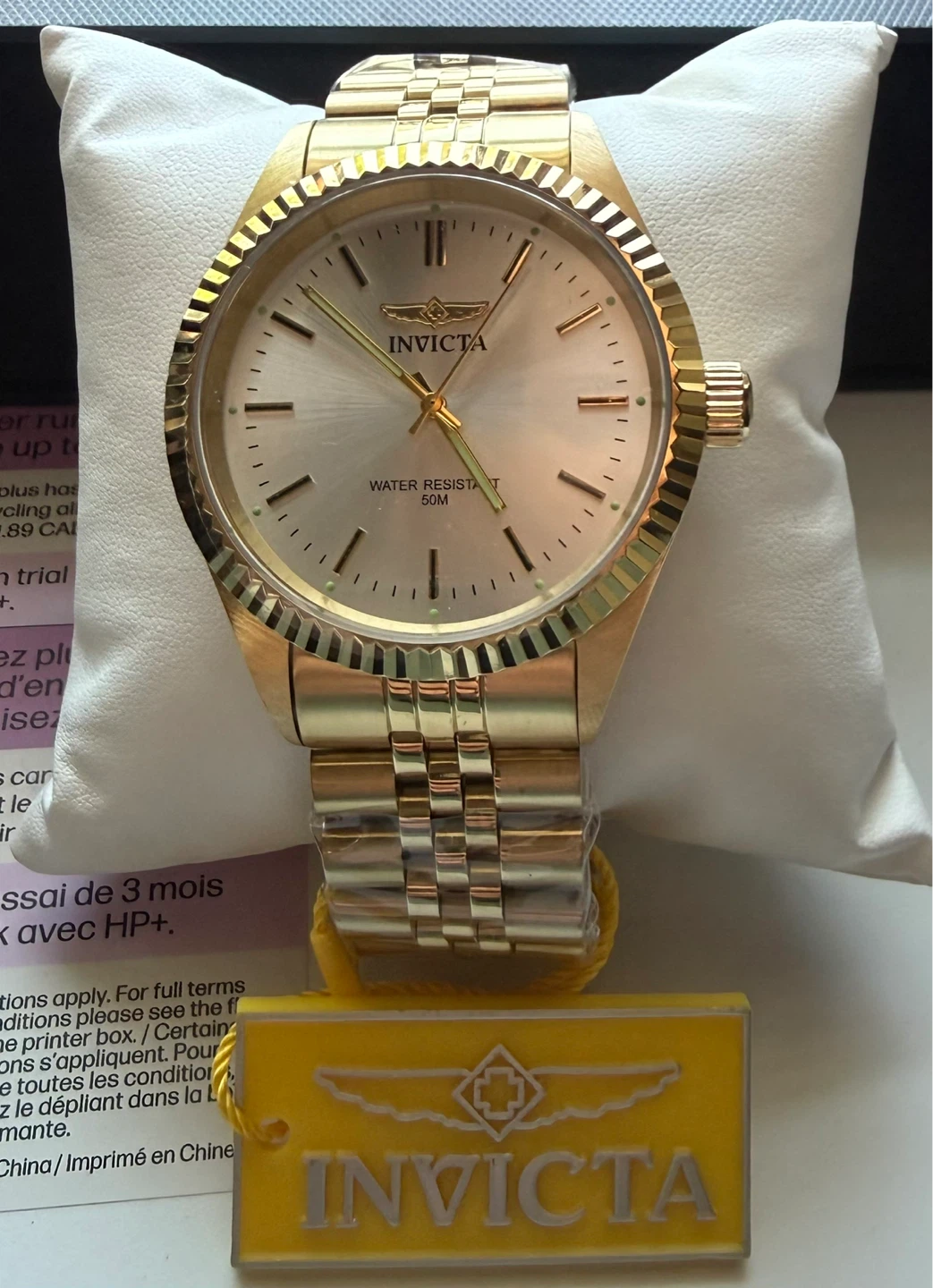 Invicta Gold Tone Watch - photo 2