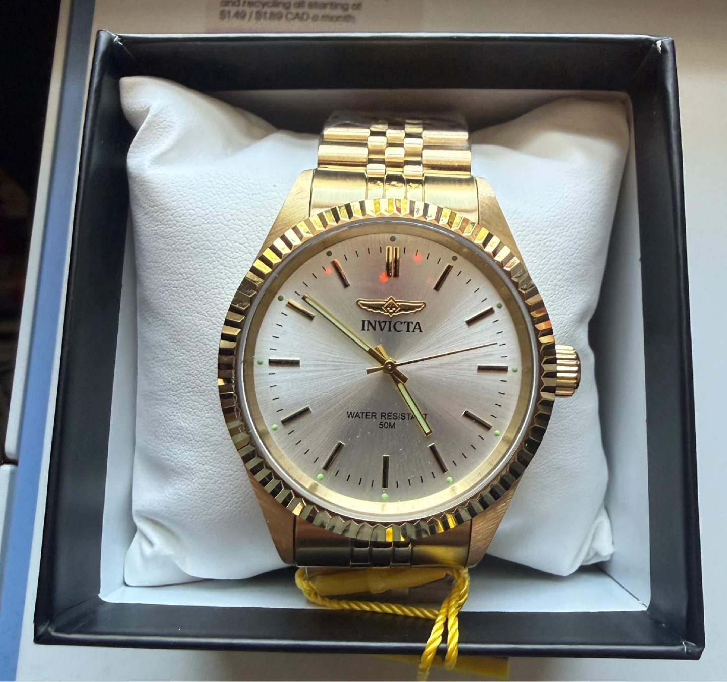 Invicta Gold Tone Watch