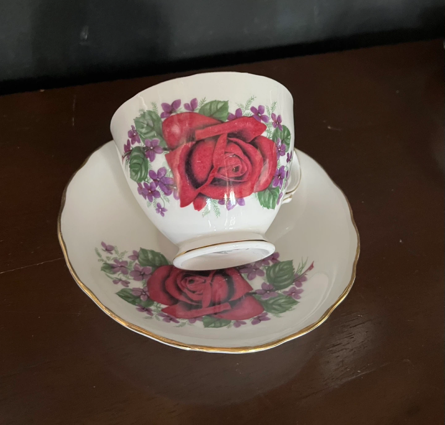 Vintage Royal Vale Bone China  tea cup and Saucer $10 each - photo 2