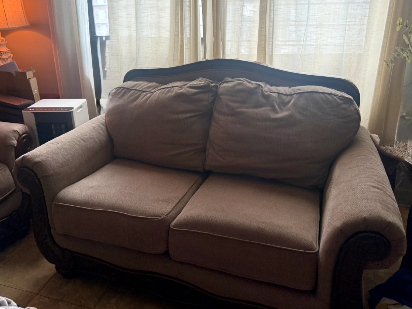 Tapestry Sofa Loveseat Set - photo 2