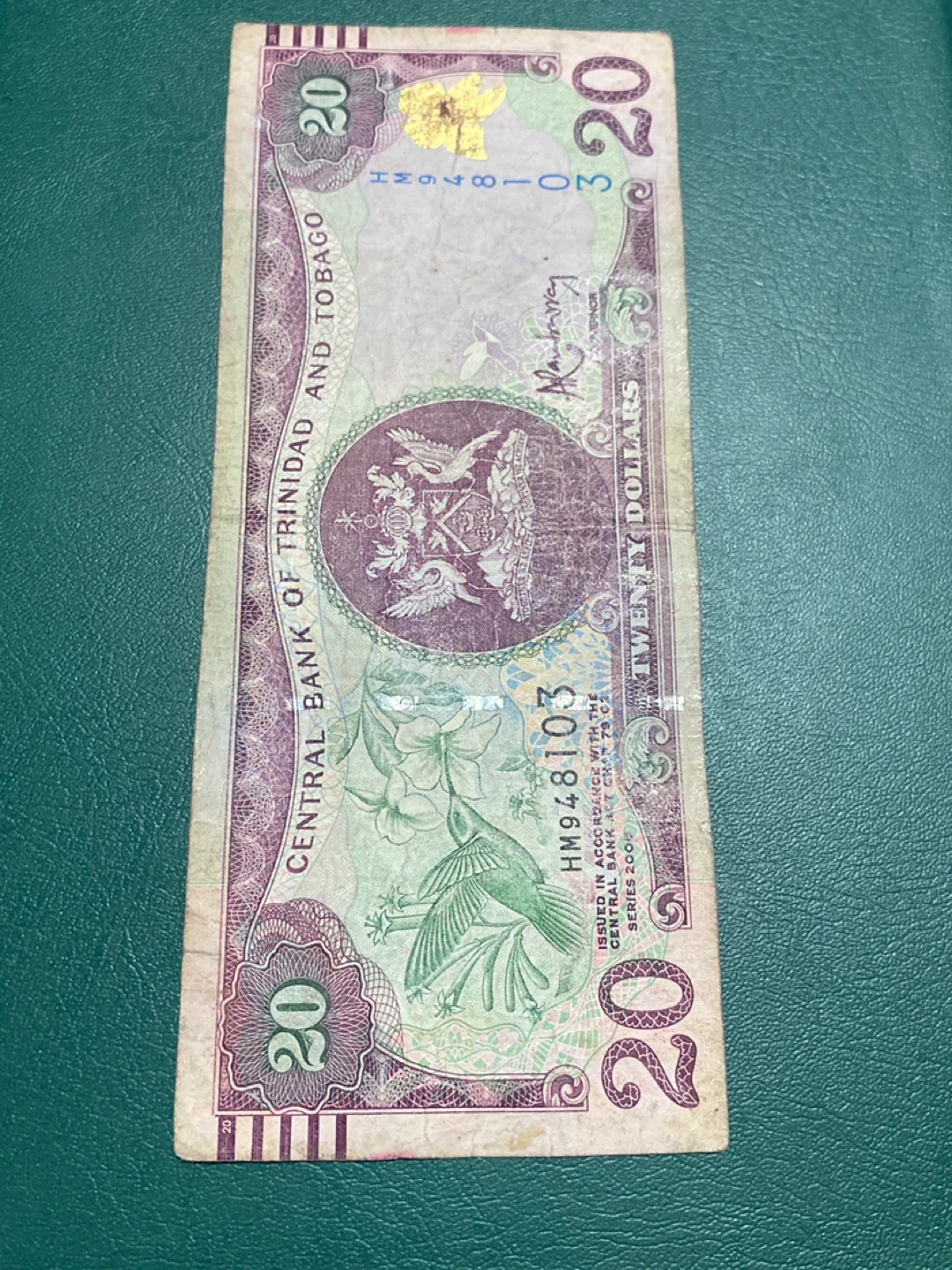 Trinidad and Tobago $20 Bill