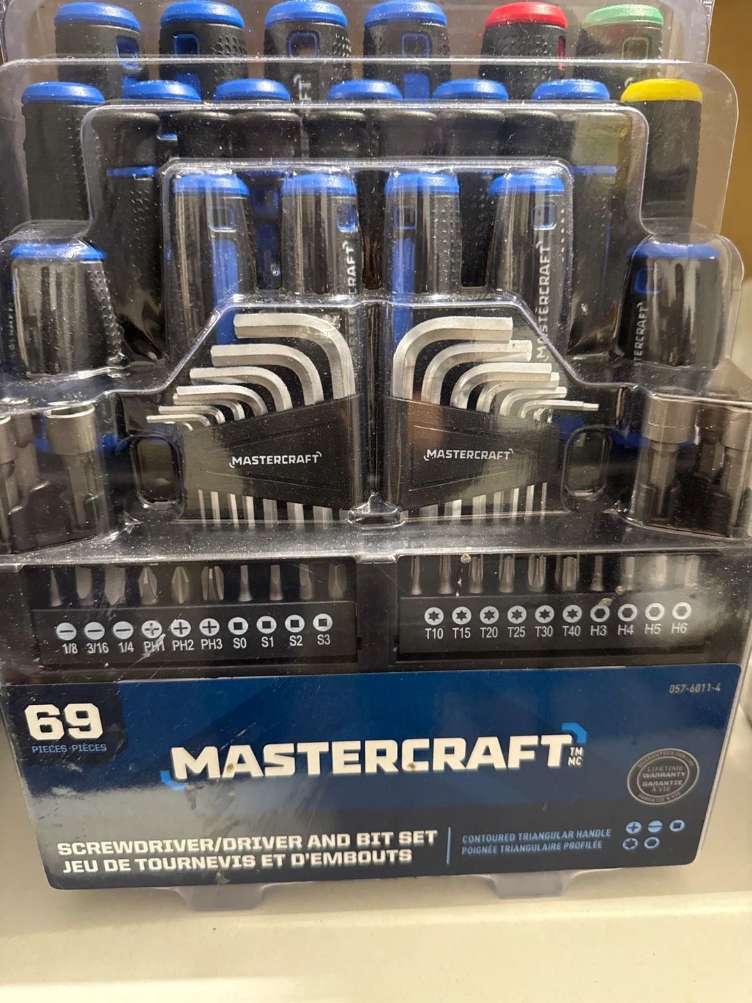 Mastercraft 69-Piece Screwdriver and Bit Set