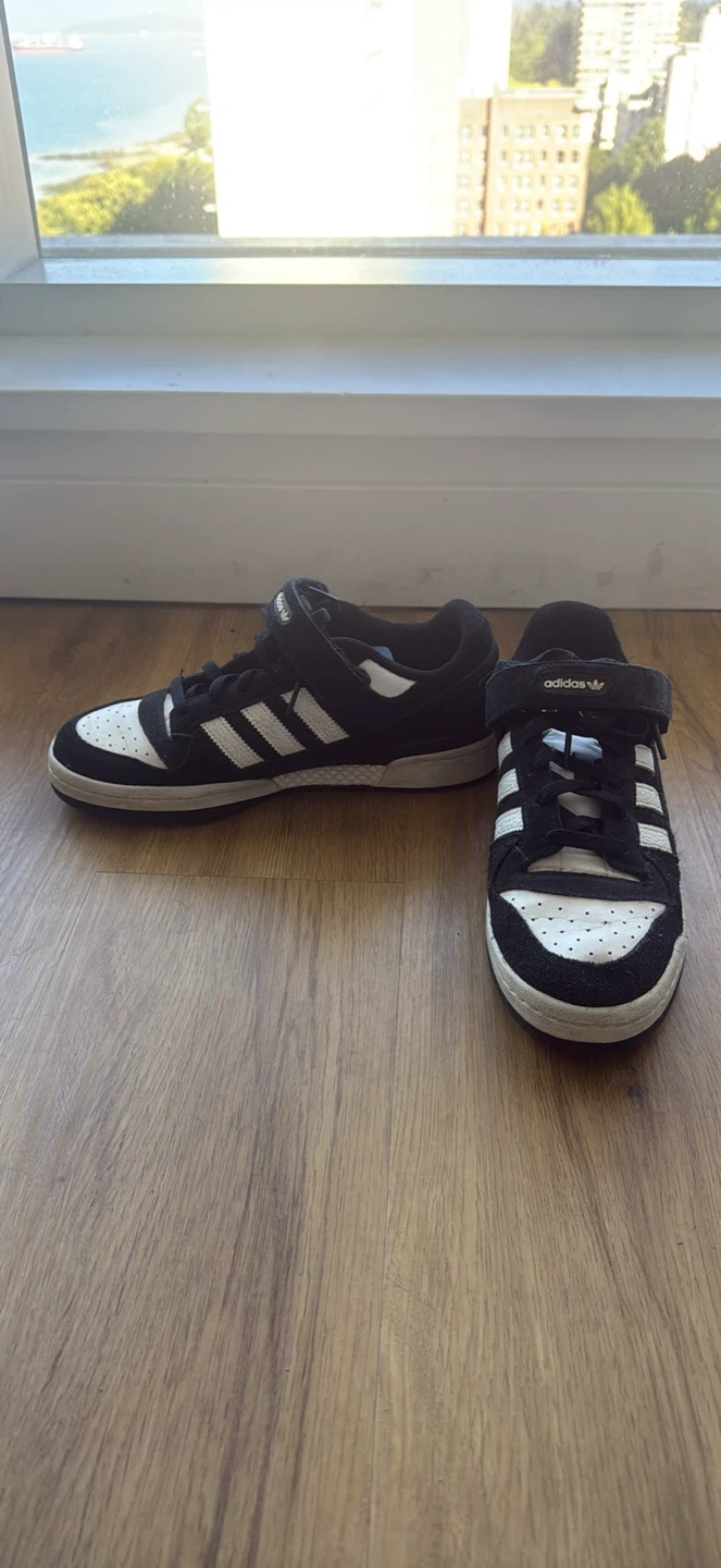 Adidas Black & White Sneakers