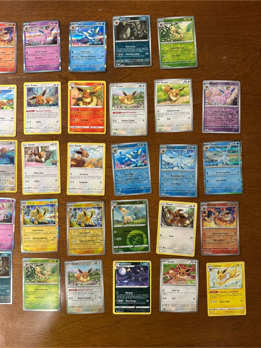 50 Eevee and Pikachu Cards - photo 4
