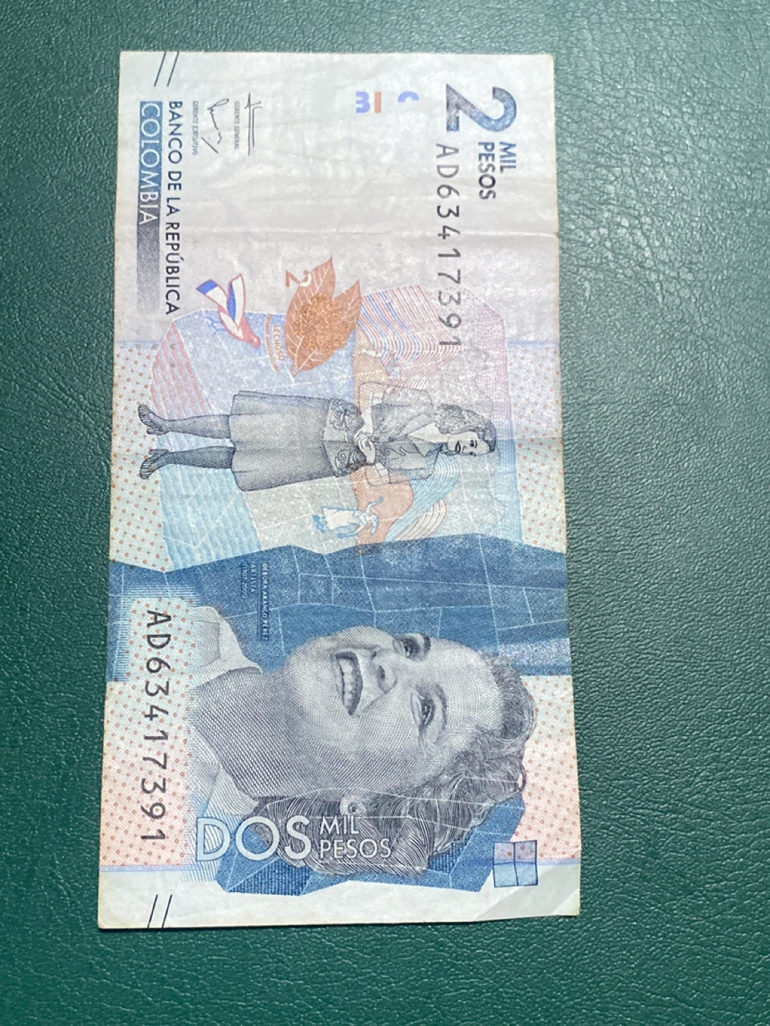 2000 Colombian Pesos Banknote