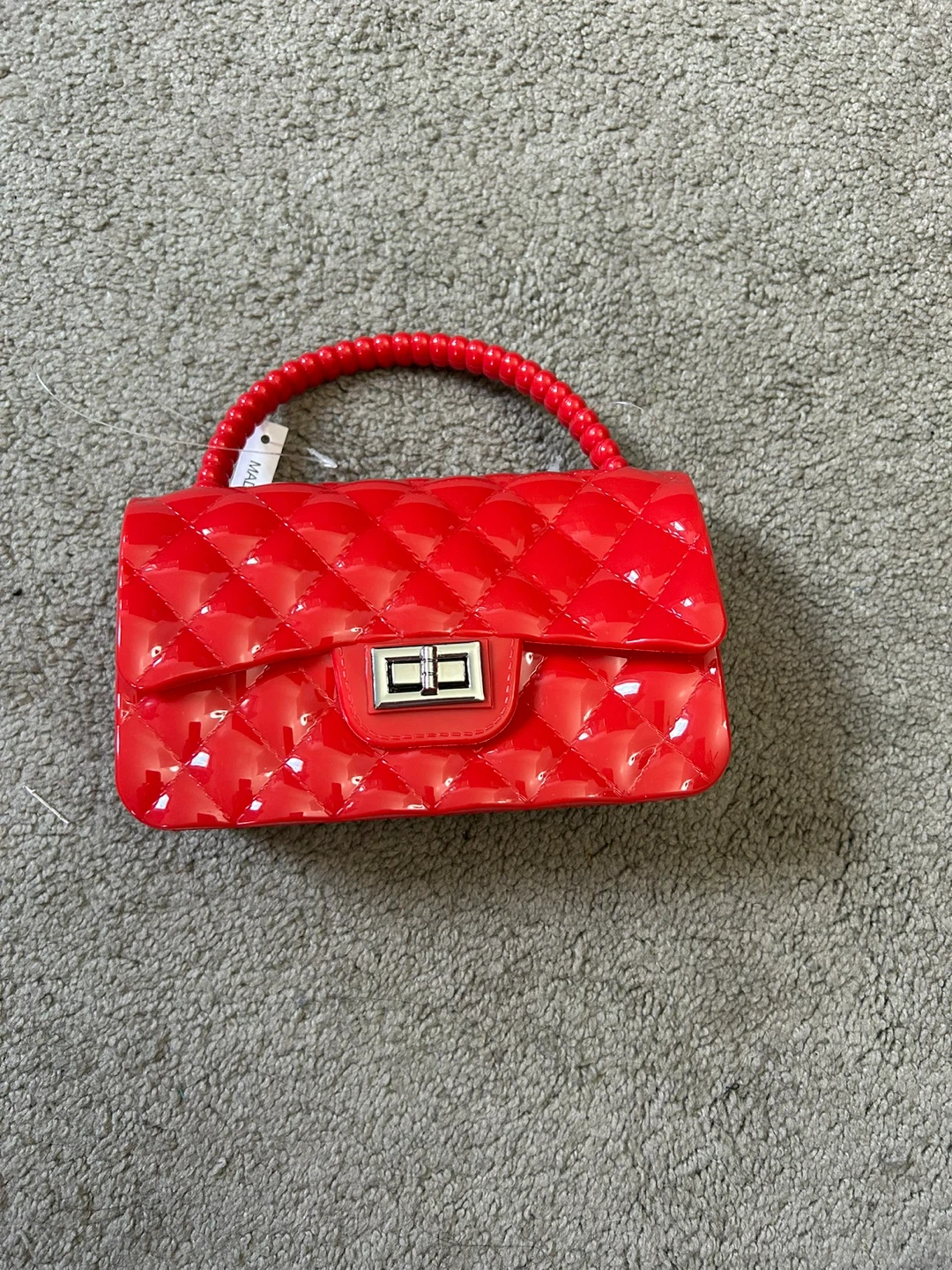 Red Jelly Handbag Purse and a Yellow purse