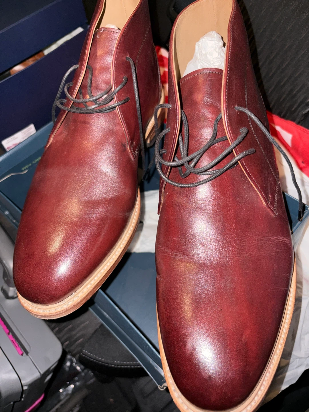 Florsheim Men's Leather Chukka Boots Size 9.5 - photo 3