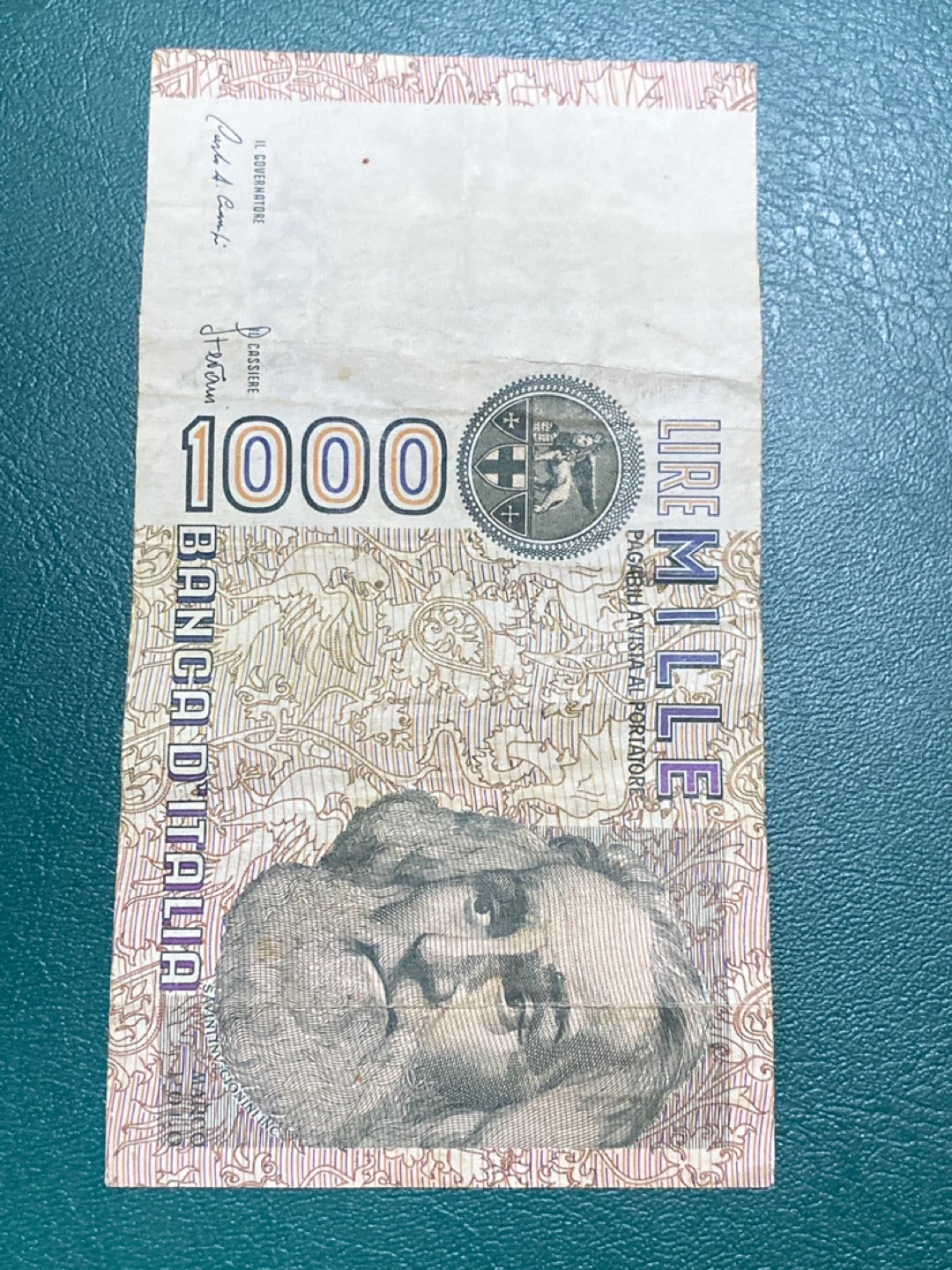 1000 Lire Banknote
