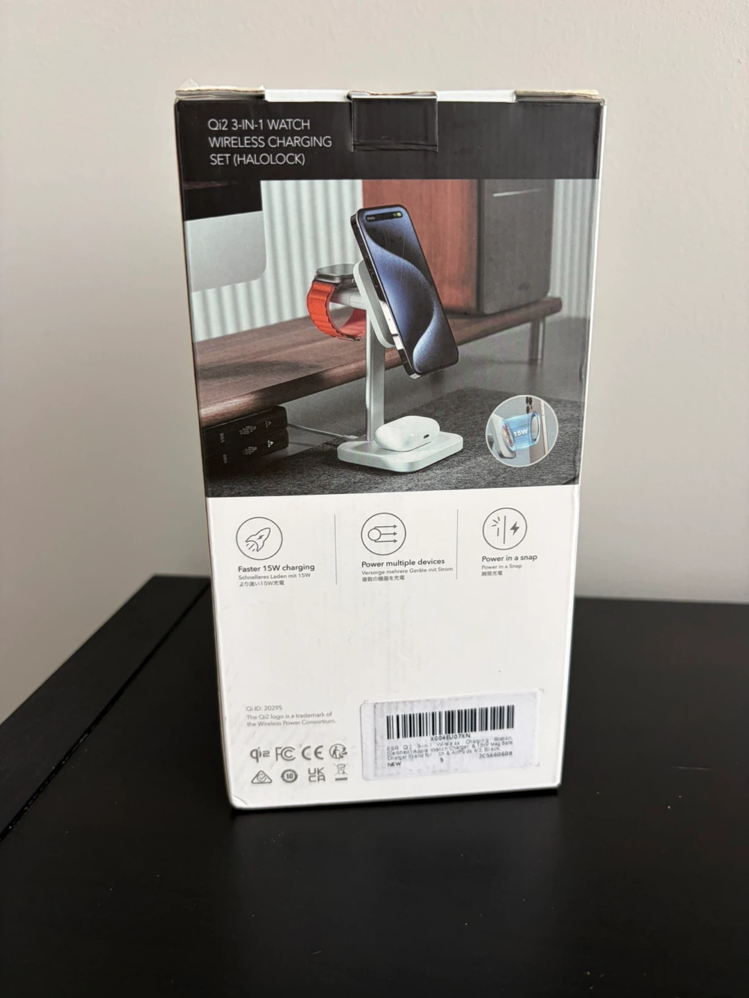 ESR Qi2 3-in-1 Wireless Charging Set - photo 2