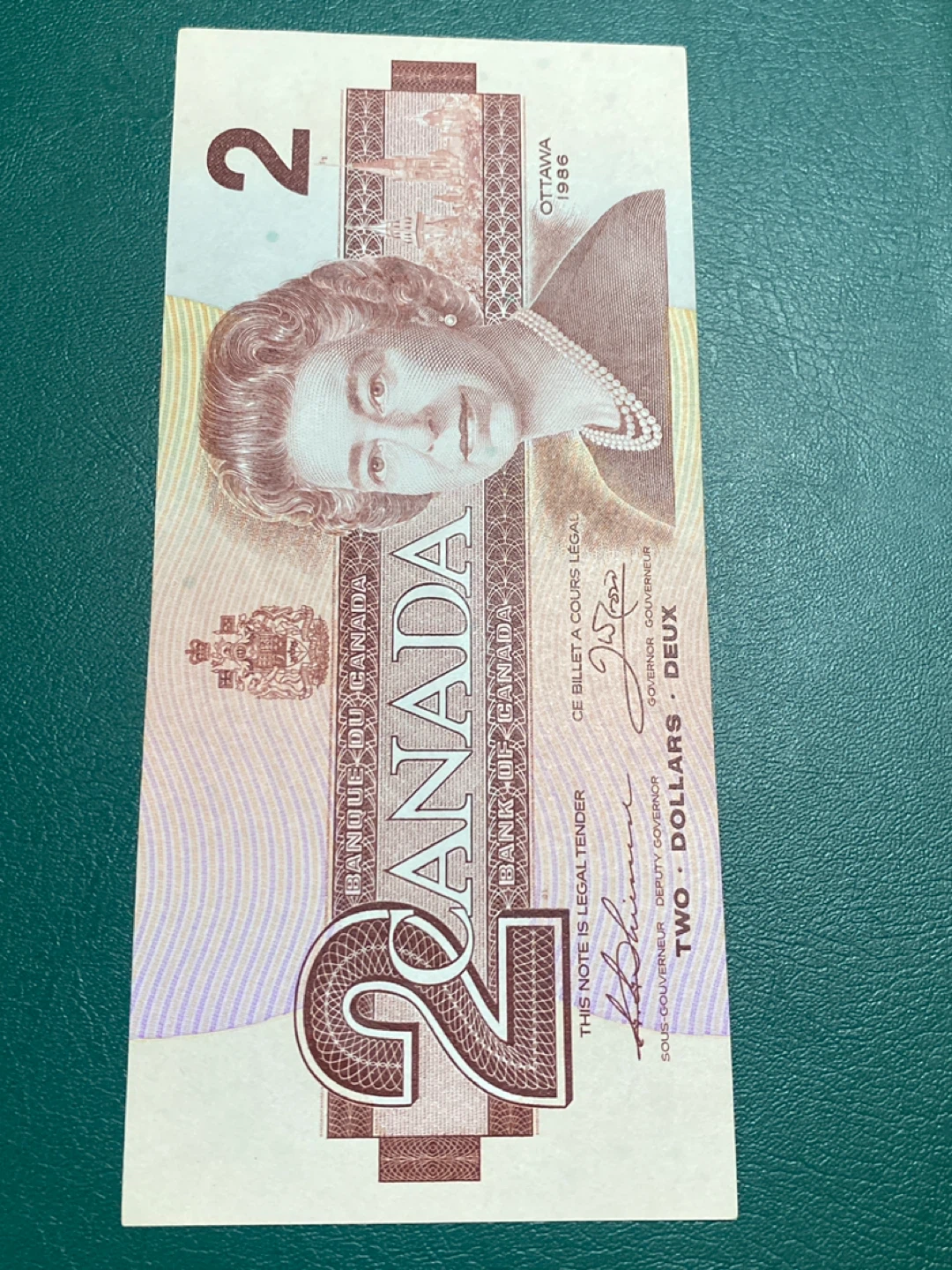 Canada $2 Banknote