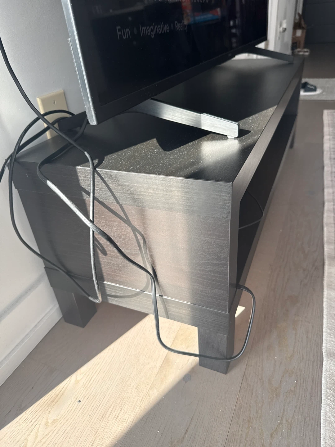 Black TV Stand - photo 2