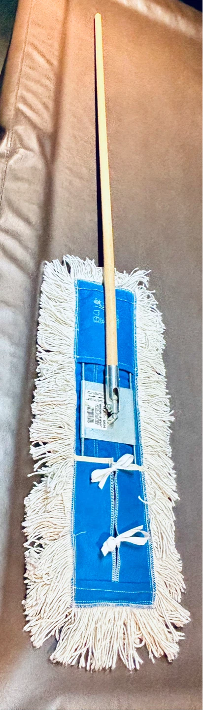 NEW 24” Swivel Collapsible Cotton Dust Mop/Broom - photo 3