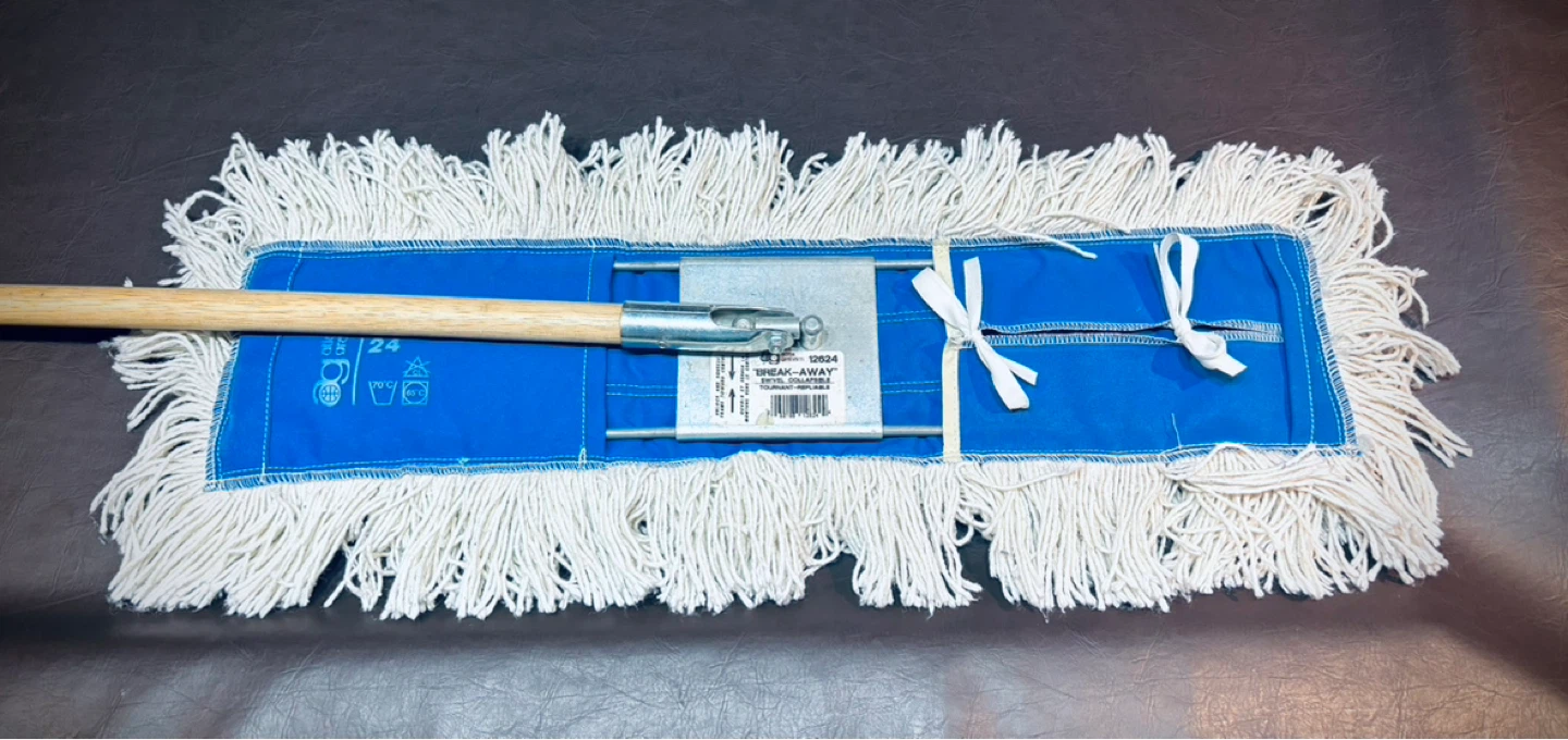 NEW 24” Swivel Collapsible Cotton Dust Mop/Broom