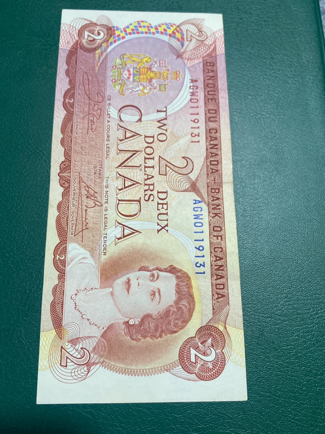 Bank of Canada Two Dollar Bill