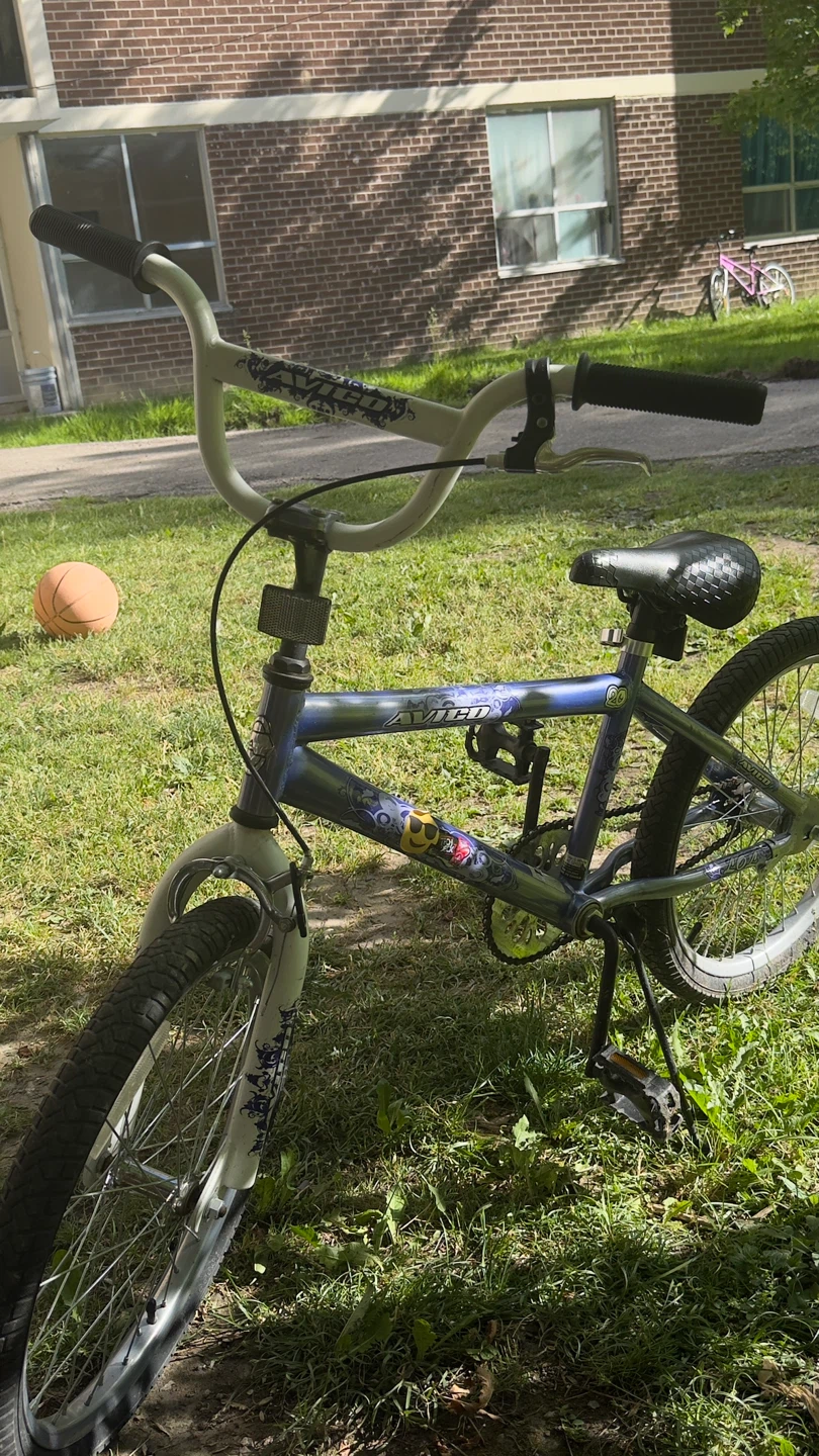 Blue BMX Bike