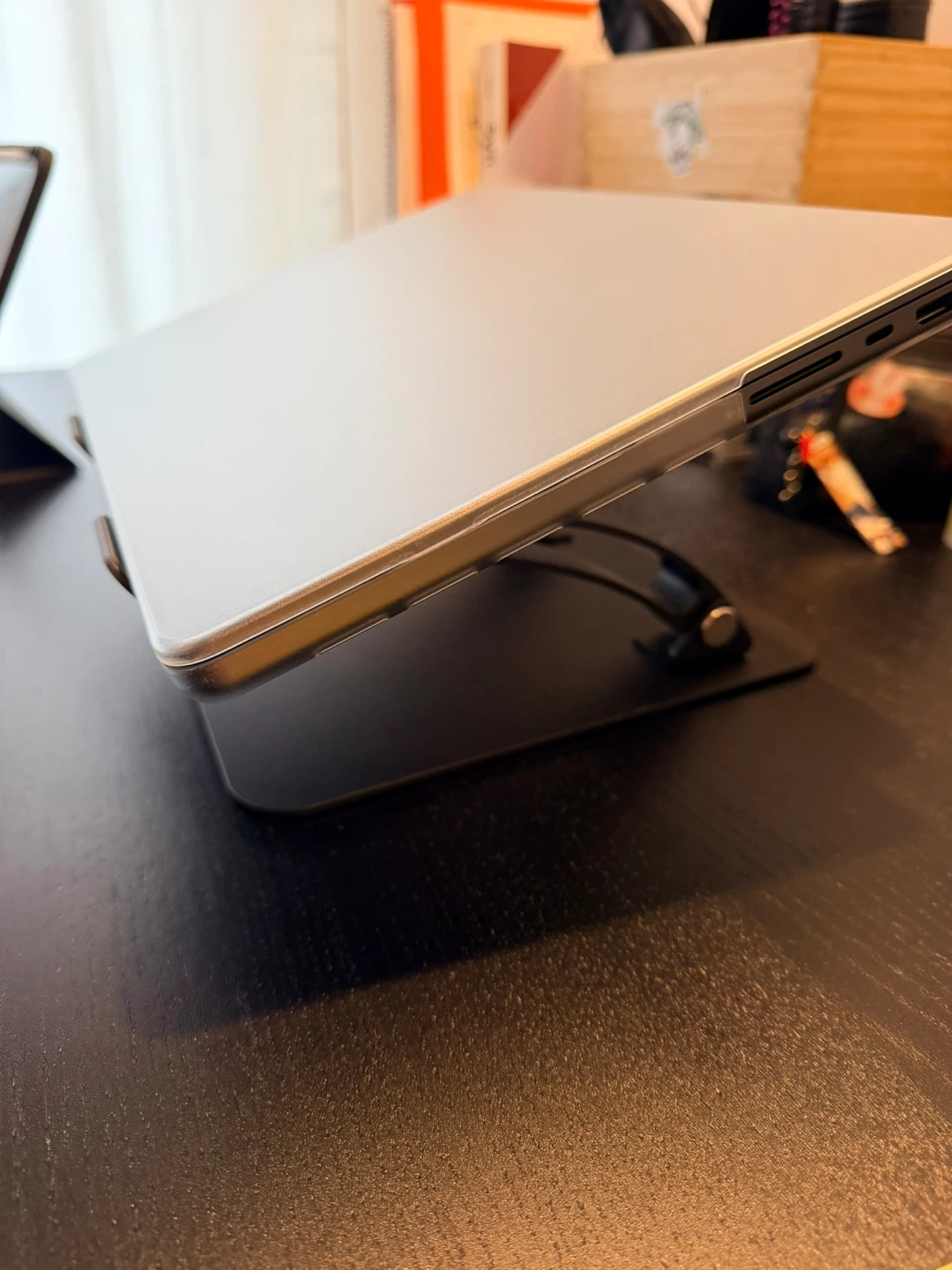 Adjustable Black Laptop Stand - photo 3