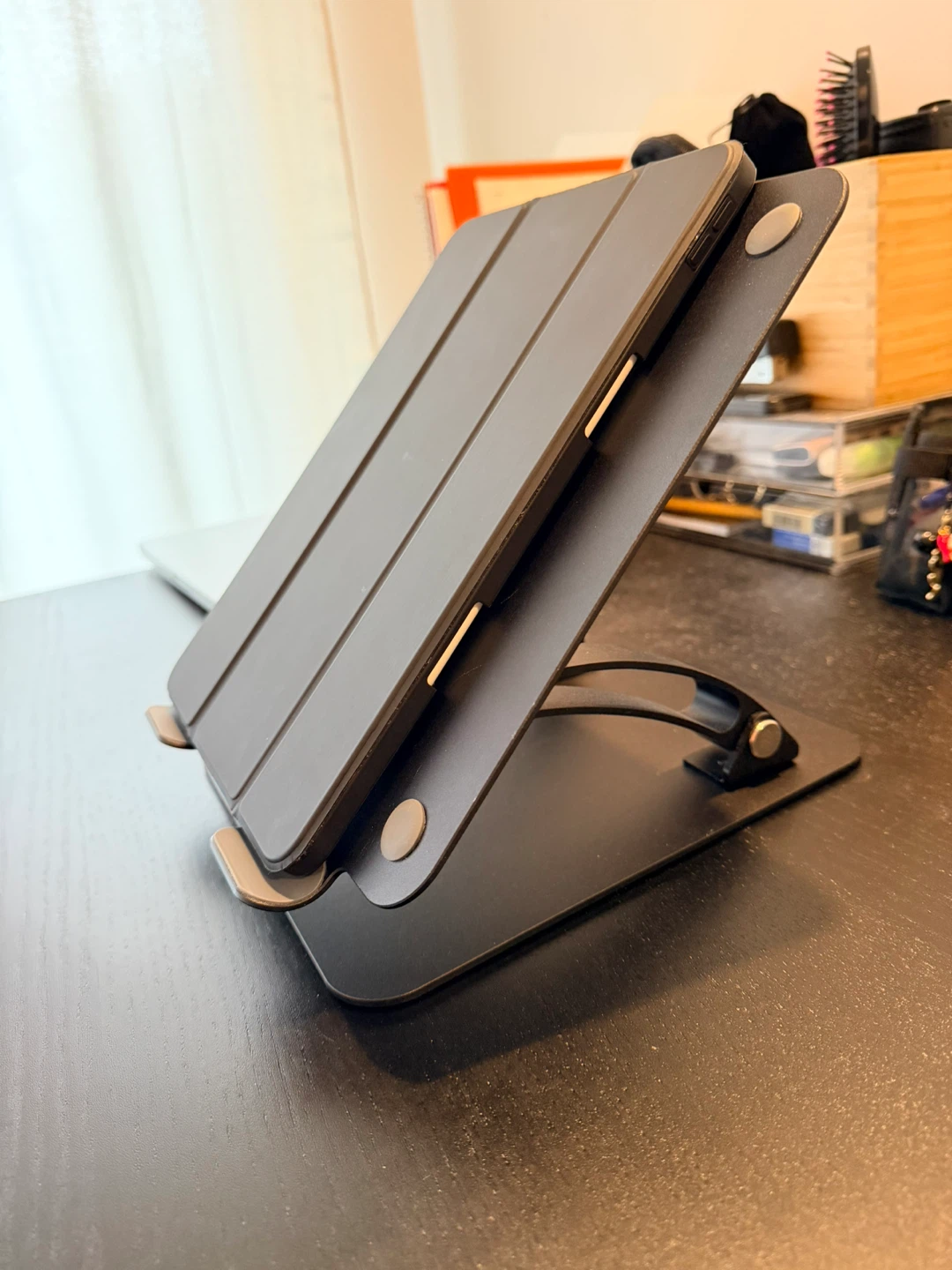 Adjustable Black Laptop Stand - photo 4